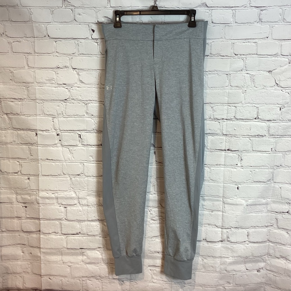 UNDER ARMOUR JOGGER SPORT PERFORMANCE PANTS GOLF SOFTBALL EUC GREY SZ MED